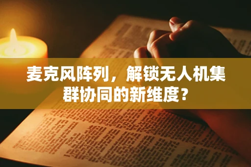 麦克风阵列，解锁无人机集群协同的新维度？