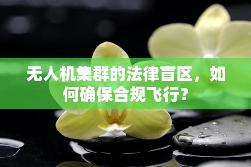 无人机集群的法律盲区，如何确保合规飞行？
