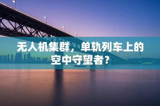 无人机集群，单轨列车上的空中守望者？