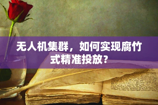 无人机集群，如何实现腐竹式精准投放？