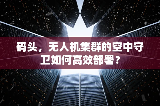 码头，无人机集群的空中守卫如何高效部署？