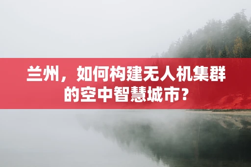 兰州，如何构建无人机集群的空中智慧城市？