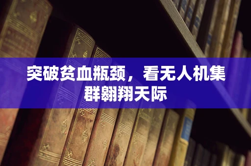 突破贫血瓶颈，看无人机集群翱翔天际