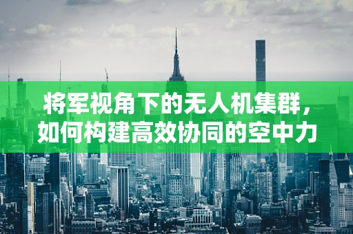 将军视角下的无人机集群，如何构建高效协同的空中力量？