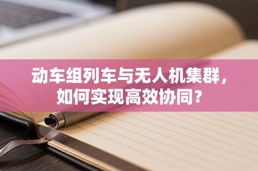 动车组列车与无人机集群，如何实现高效协同？