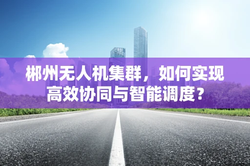 郴州无人机集群，如何实现高效协同与智能调度？
