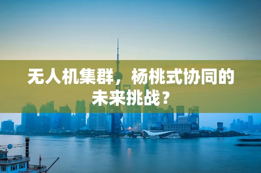 无人机集群，杨桃式协同的未来挑战？