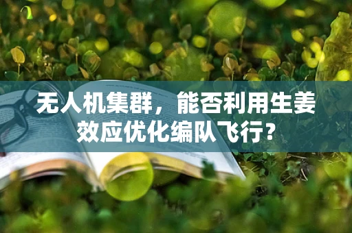 无人机集群，能否利用生姜效应优化编队飞行？