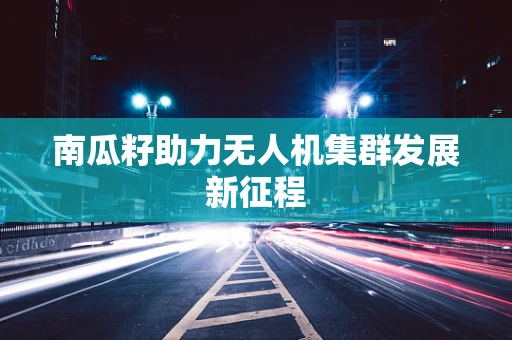 南瓜籽助力无人机集群发展新征程