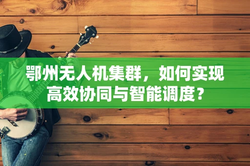鄂州无人机集群，如何实现高效协同与智能调度？