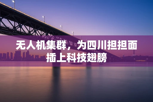 无人机集群，为四川担担面插上科技翅膀