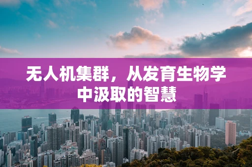 无人机集群，从发育生物学中汲取的智慧