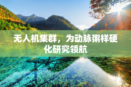 无人机集群，为动脉粥样硬化研究领航