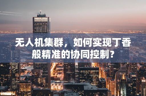 无人机集群，如何实现丁香般精准的协同控制？