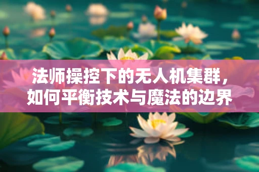 法师操控下的无人机集群，如何平衡技术与魔法的边界？