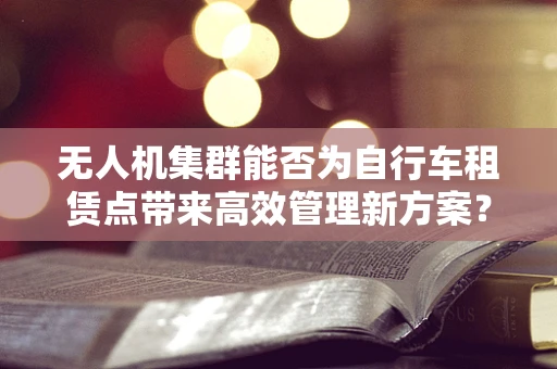 无人机集群能否为自行车租赁点带来高效管理新方案？