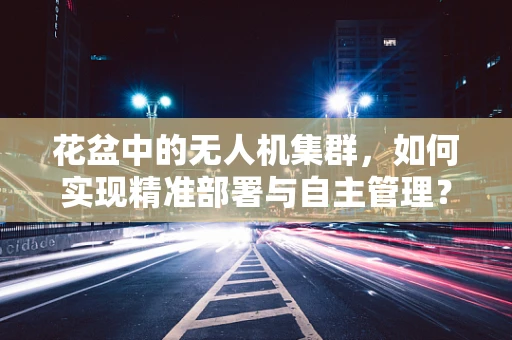 花盆中的无人机集群，如何实现精准部署与自主管理？