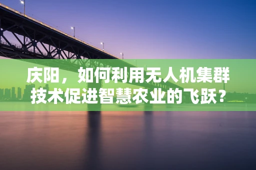 庆阳，如何利用无人机集群技术促进智慧农业的飞跃？