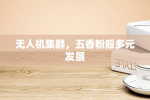 无人机集群，五香粉般多元发展