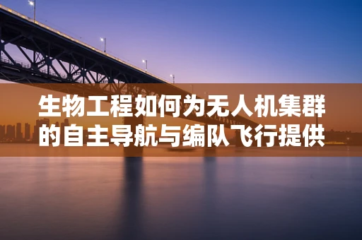 生物工程如何为无人机集群的自主导航与编队飞行提供智慧之翼？