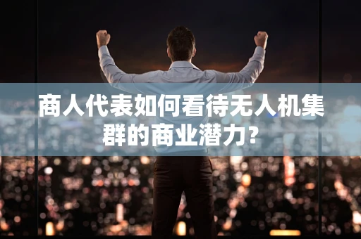 商人代表如何看待无人机集群的商业潜力？