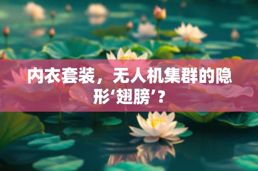 内衣套装，无人机集群的隐形‘翅膀’？