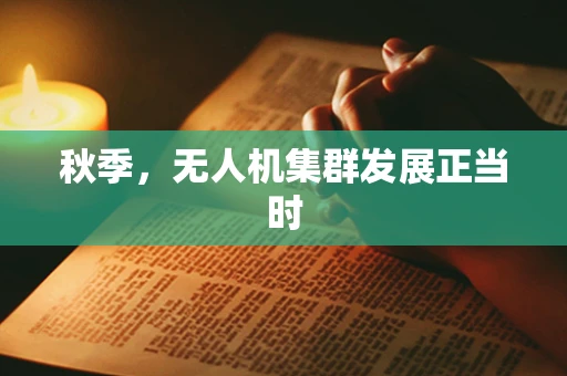 秋季，无人机集群发展正当时