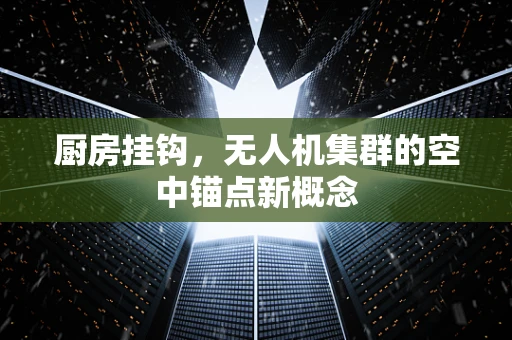 厨房挂钩，无人机集群的空中锚点新概念