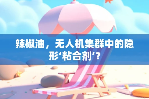 辣椒油，无人机集群中的隐形‘粘合剂’？