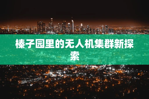 榛子园里的无人机集群新探索