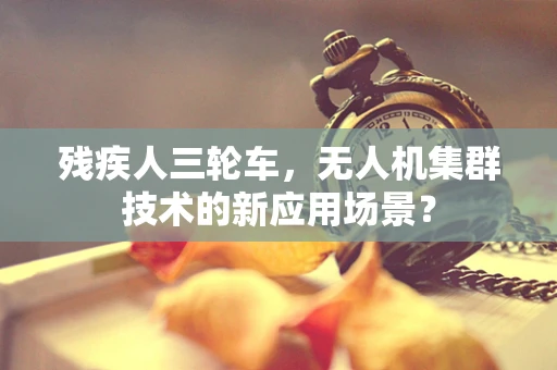 残疾人三轮车，无人机集群技术的新应用场景？