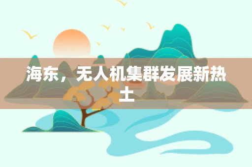 海东，无人机集群发展新热土