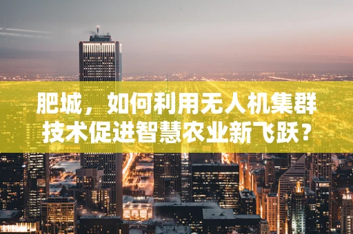 肥城，如何利用无人机集群技术促进智慧农业新飞跃？