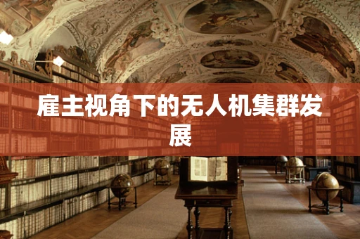 雇主视角下的无人机集群发展