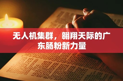 无人机集群，翱翔天际的广东肠粉新力量
