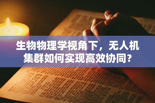 生物物理学视角下，无人机集群如何实现高效协同？