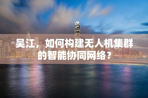 吴江，如何构建无人机集群的智能协同网络？