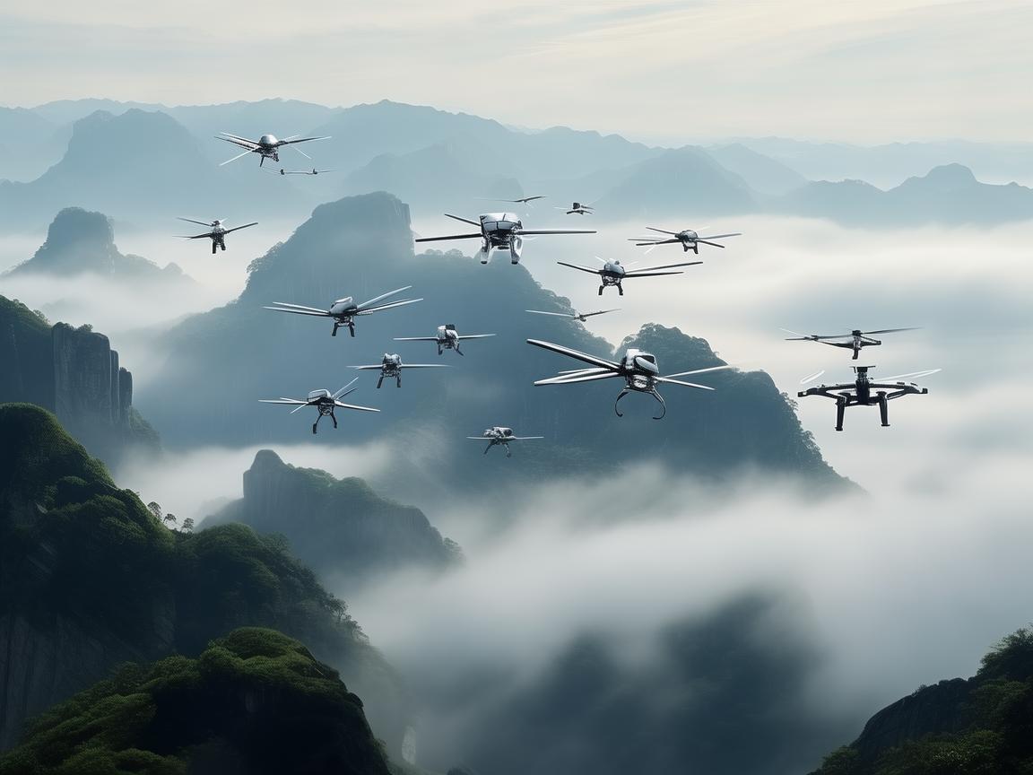 鹤山，无人机集群发展新篇