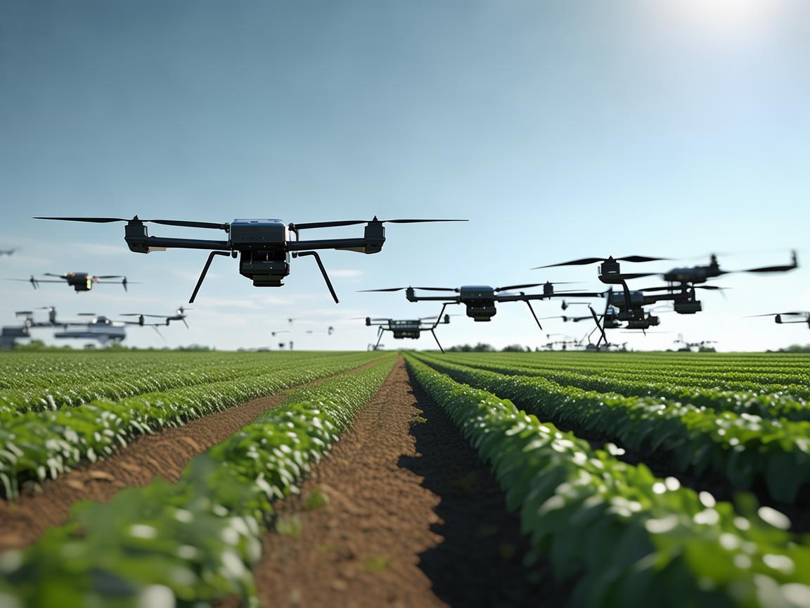 无人机集群,助力农民开启智慧农业新篇章