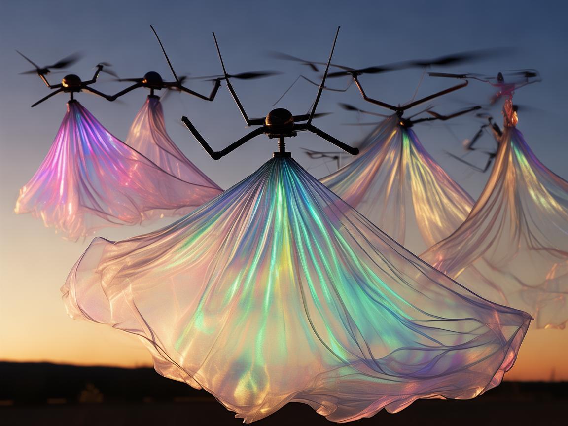 无人机集群，裙摆下的灵动之舞