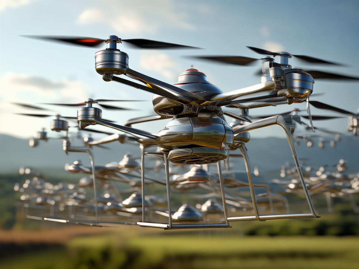 无人机集群，如饺子般紧密协作的力量