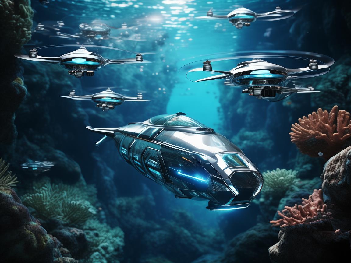 无人机集群助力海底探险车发展