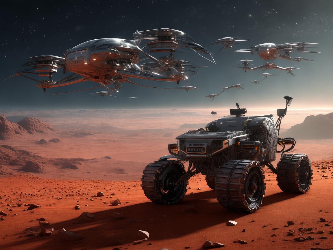 无人机集群与火星车协同探索新征程