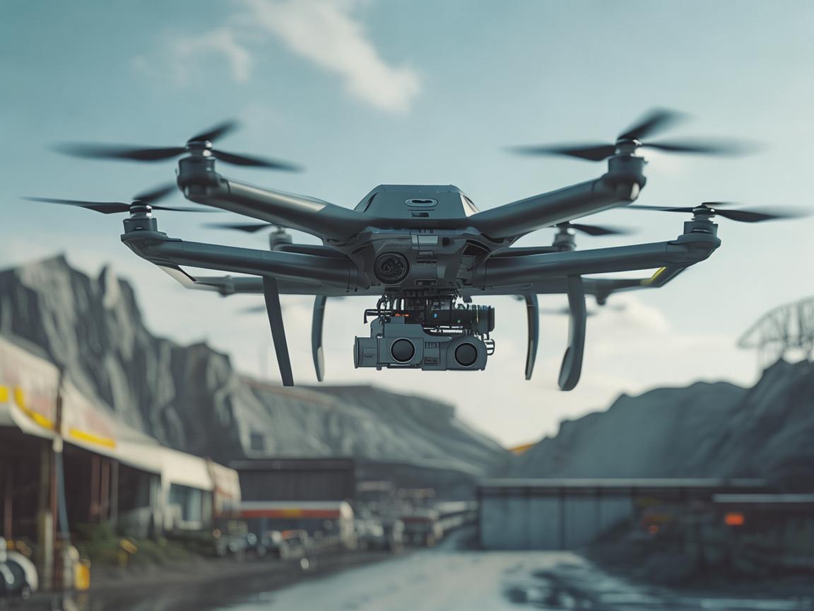 无人机集群助力矿井井口安全监测