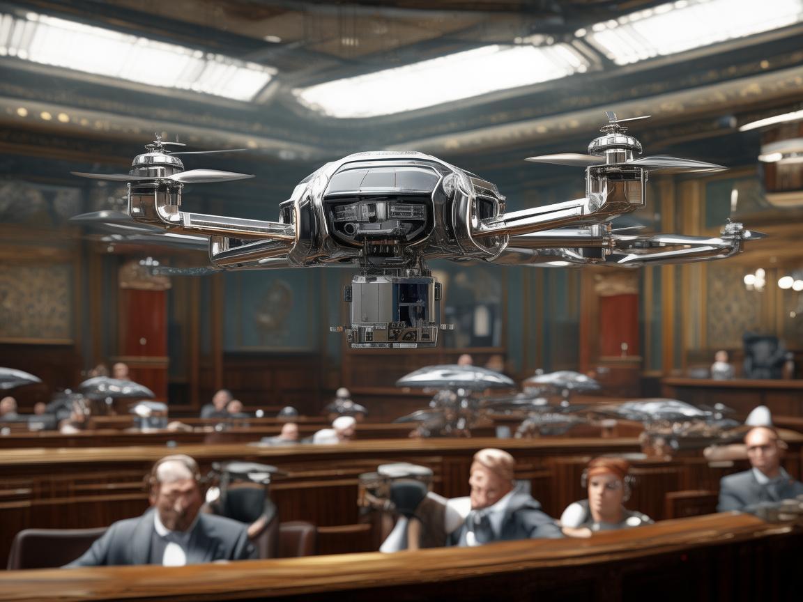 无人机集群在法庭场景的应用探索