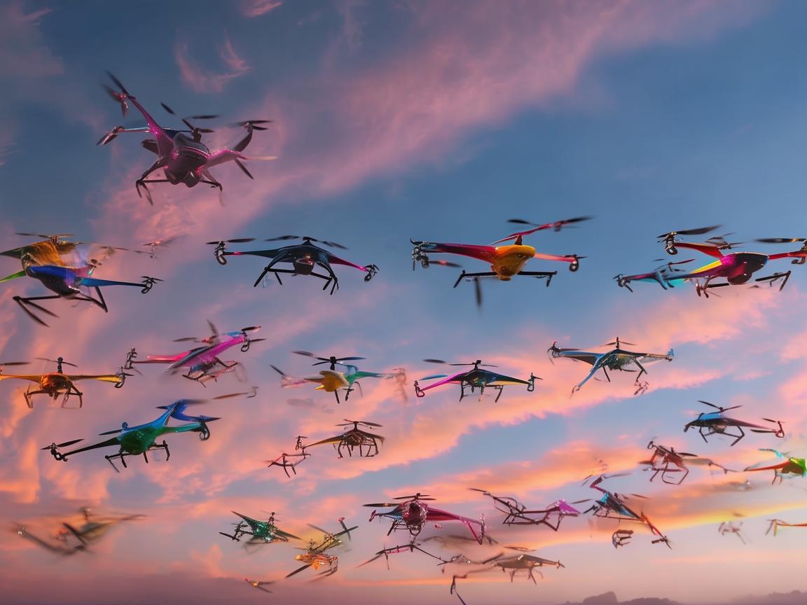 无人机集群友谊赛，共筑蓝天竞技新章