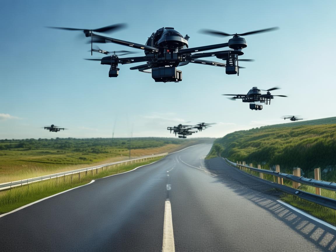 无人机集群助力省道智能巡检