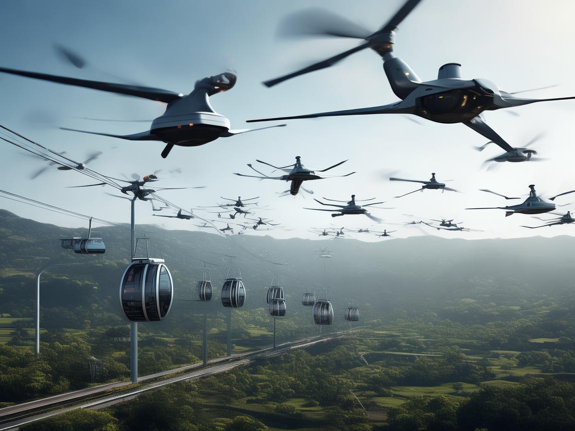 无人机集群与缆车，协同开拓低空运输新境