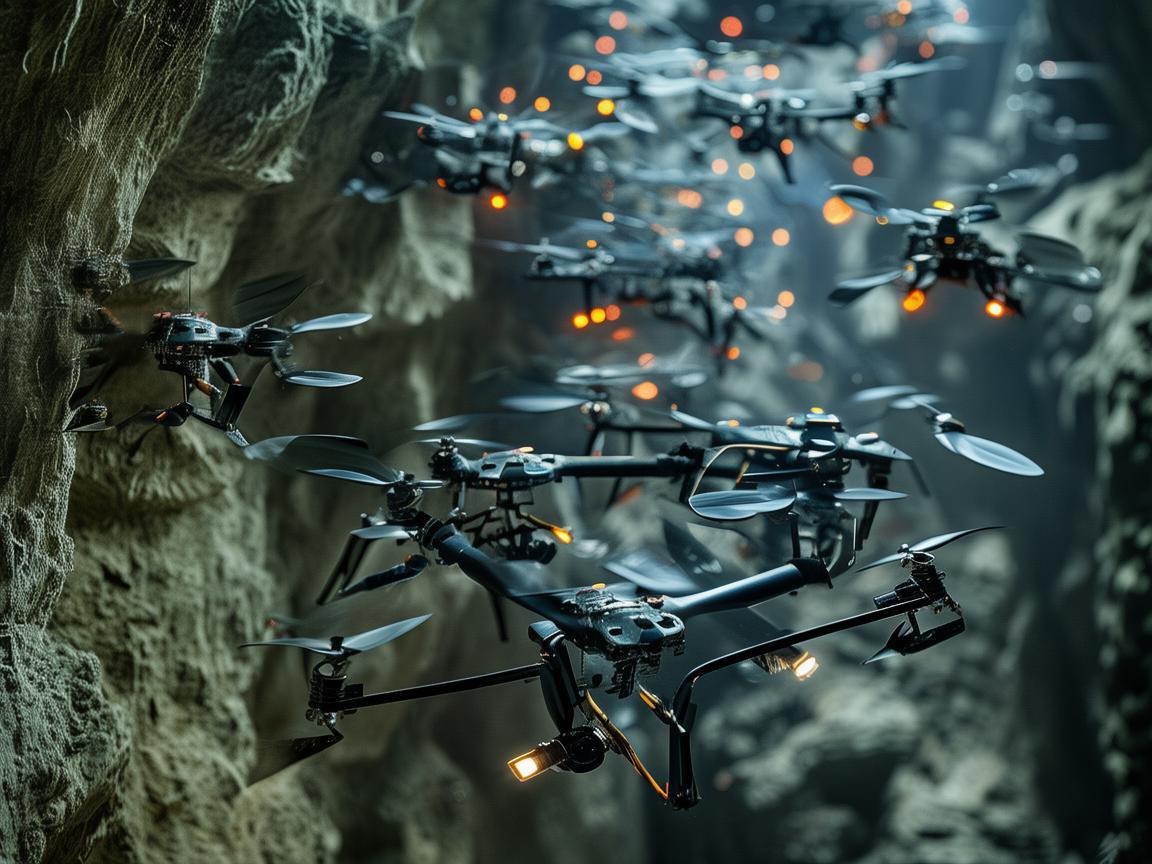 探索山洞，无人机集群的新领域