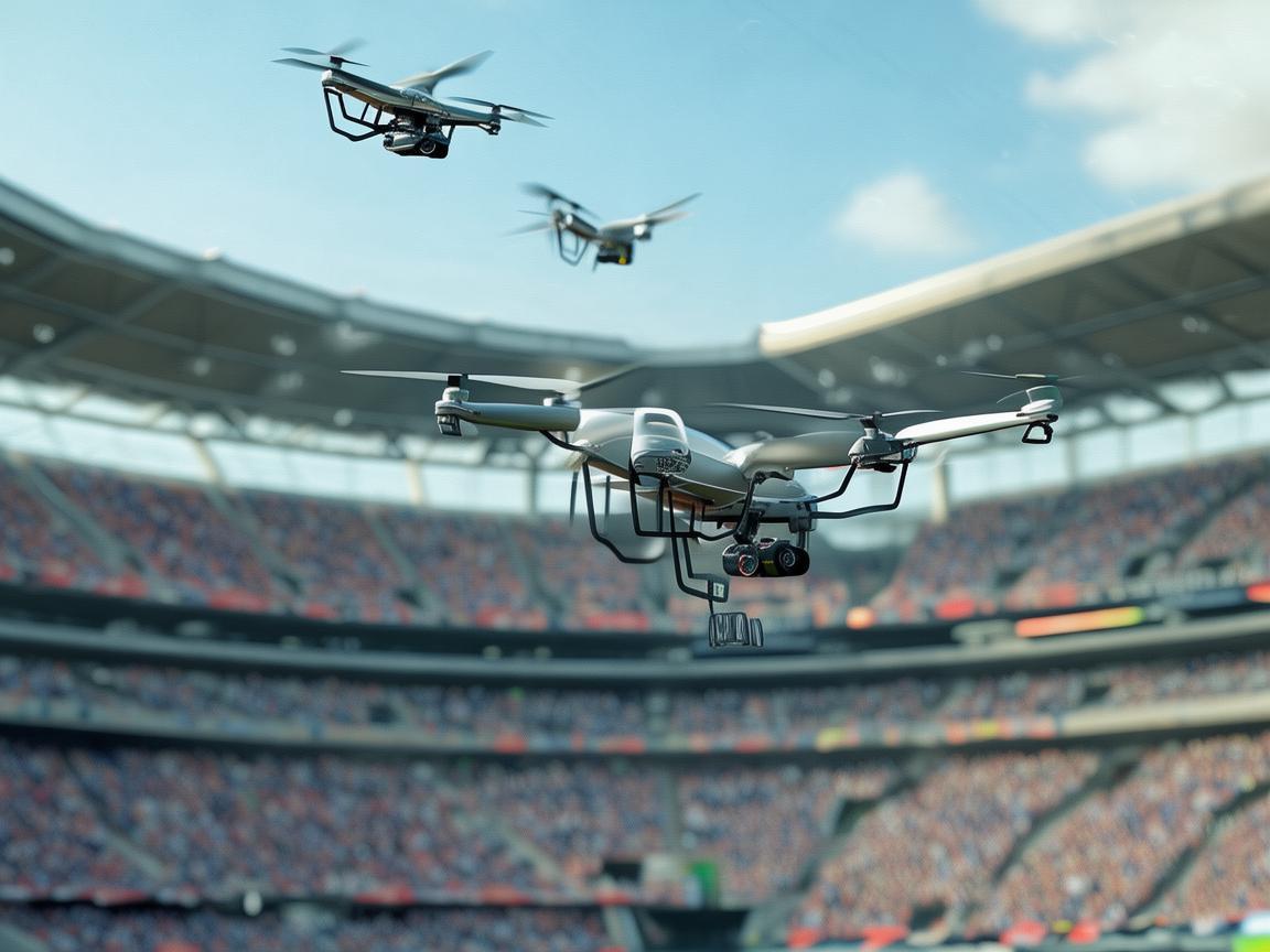 无人机集群助力体育馆看台高效管理